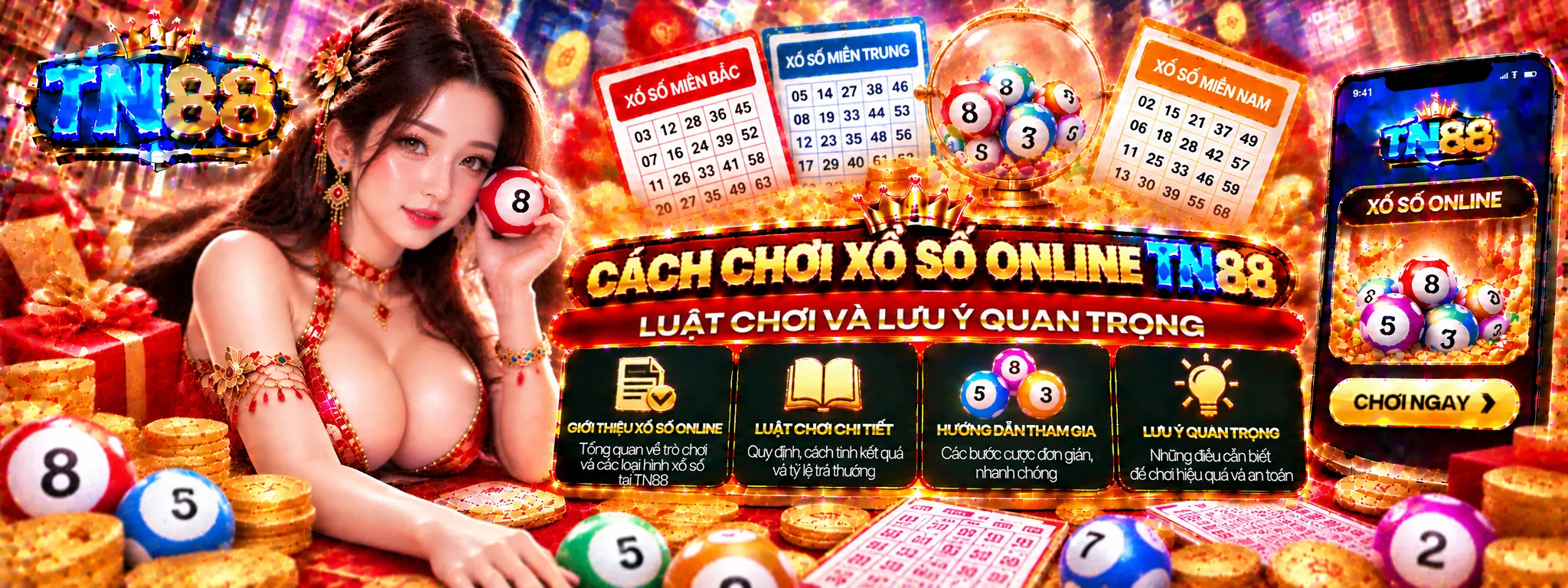 Lưu ý quan trọng khi chơi xổ số tại TN88