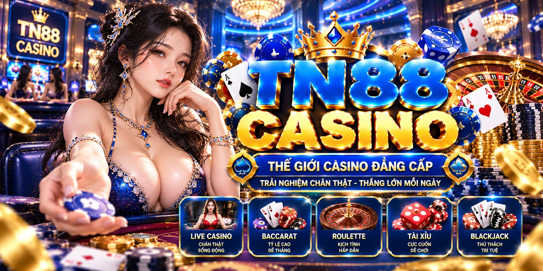 Thế giới casino đẳng cấp tại TN88