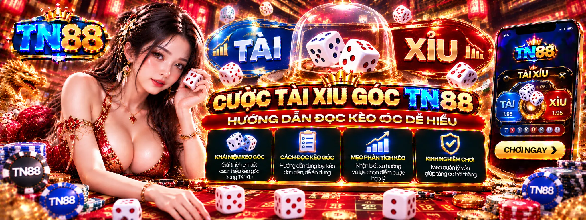 Hướng dẫn đọc kèo góc tài xỉu TN88