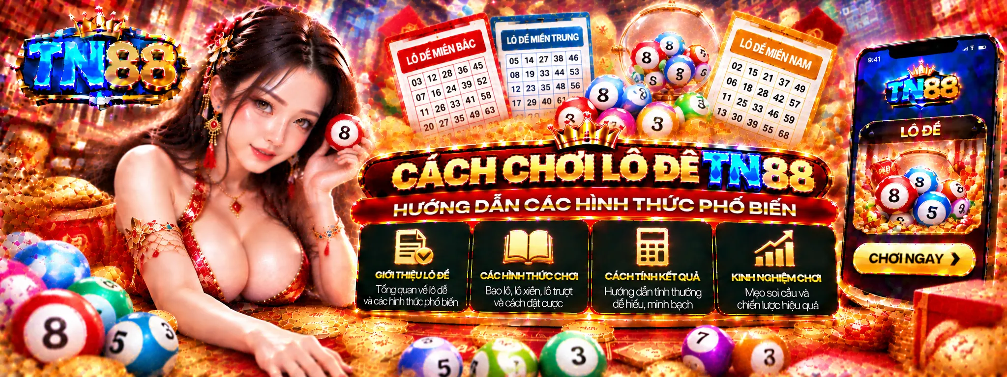 Cách chơi lô đề tại TN88