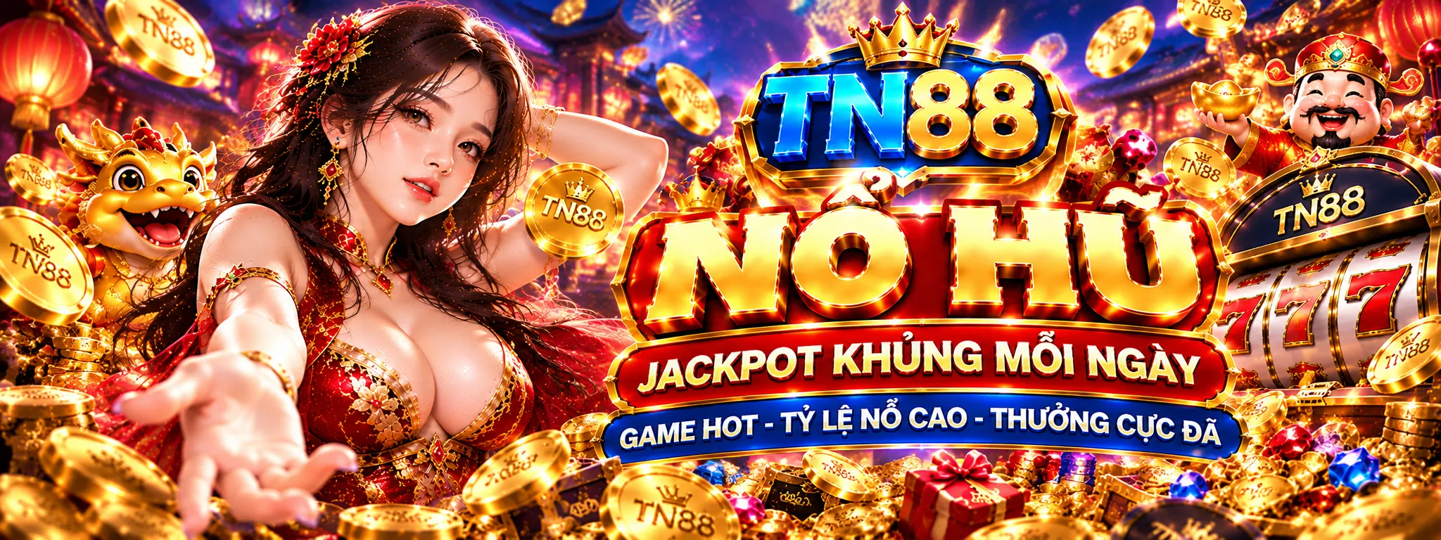 Nỗ hũ jackpot khủng mỗi ngày tại TN88