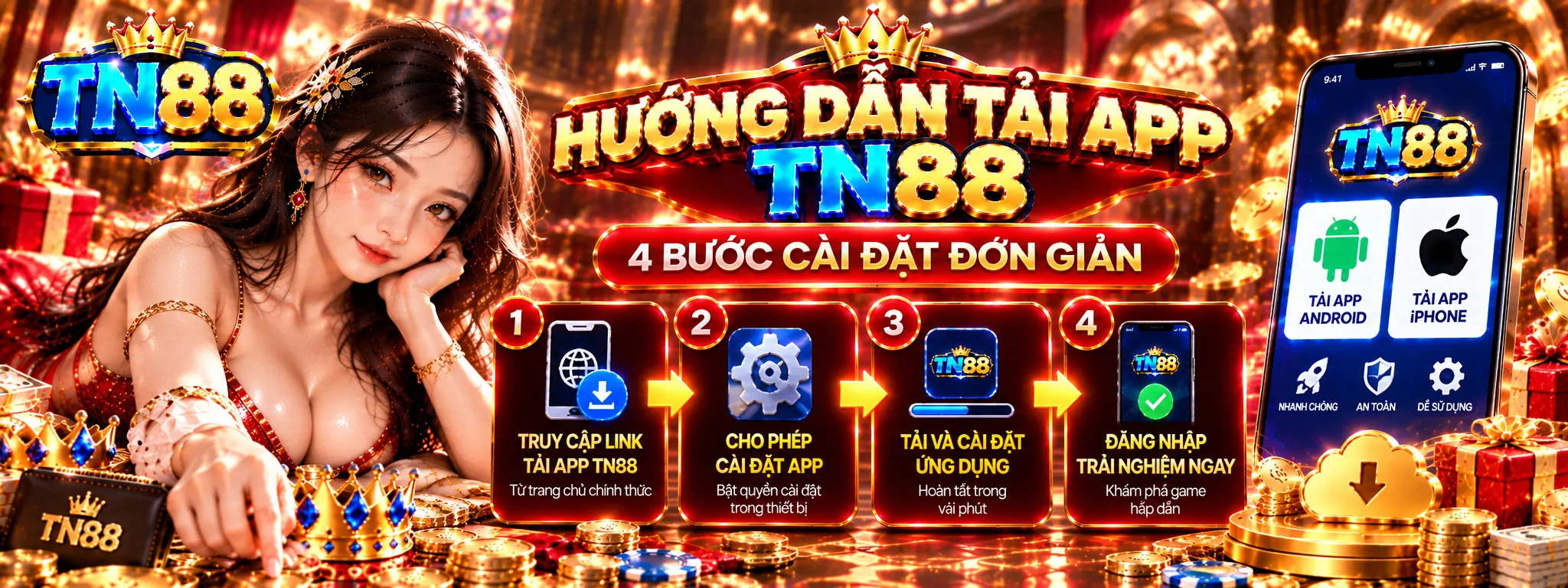 Hướng dẫn tải app TN88 đơn giản Tại TN88