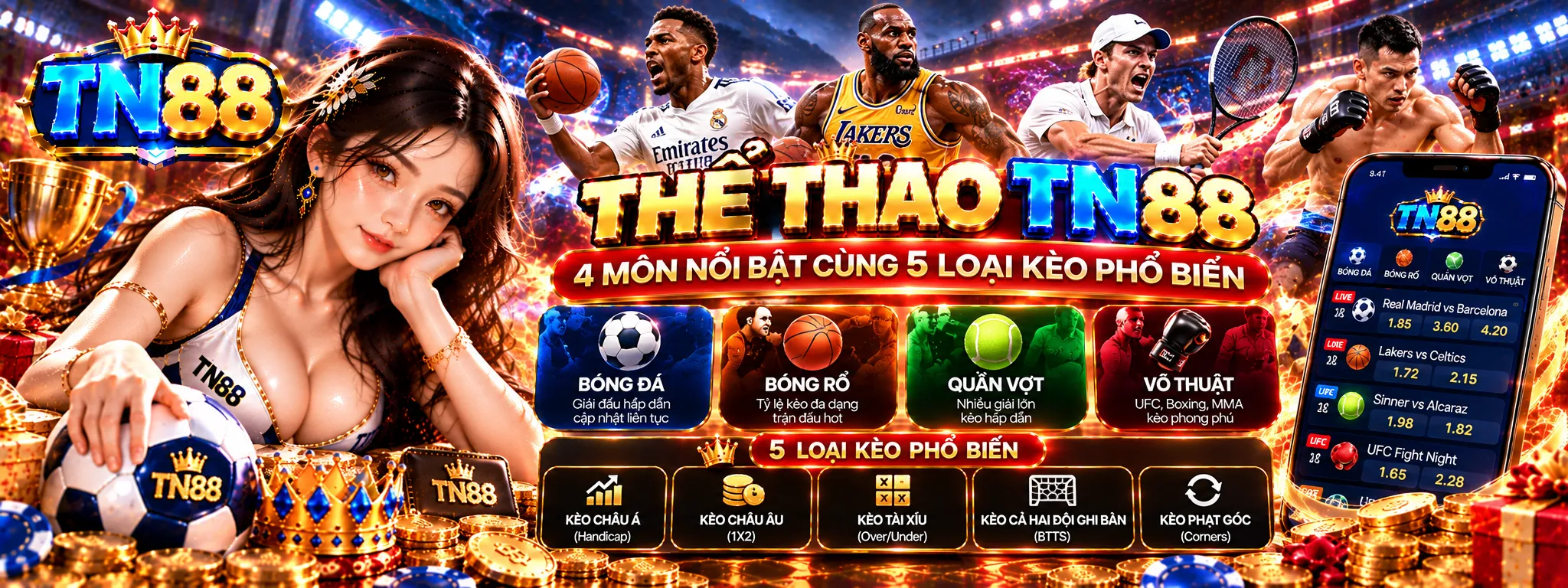 Thể thao nổi bật tại TN88