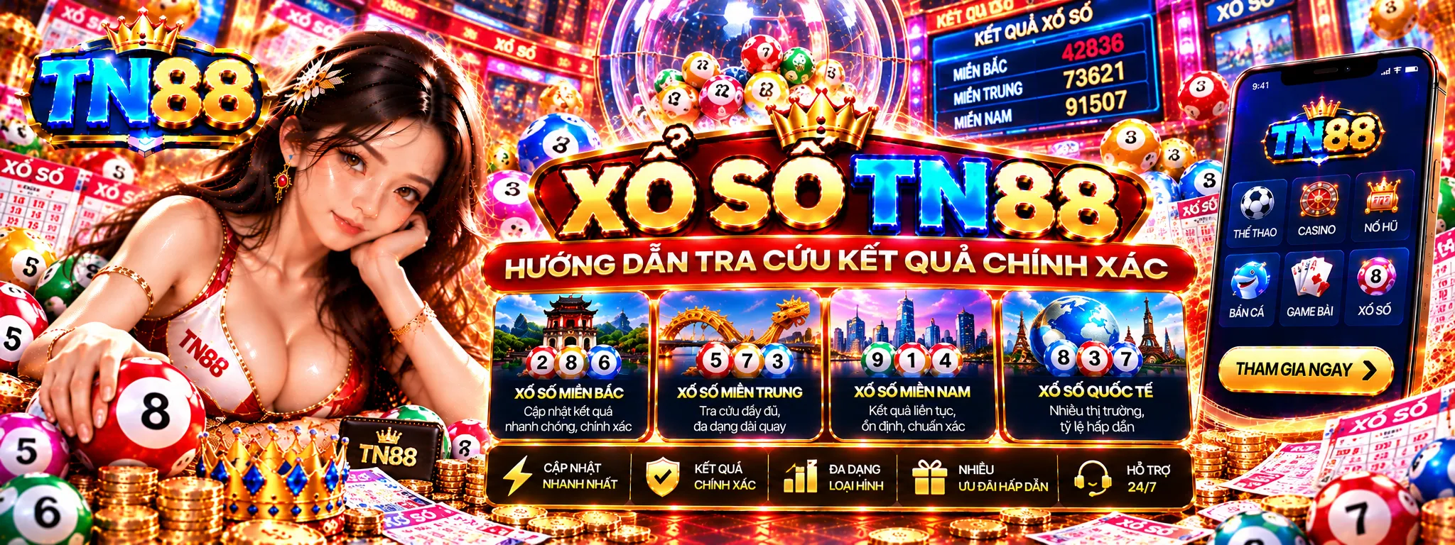 Tra cứu kết quả xổ số chính xác tại TN88